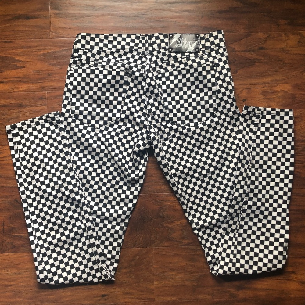 🎊BOGO SALE🎊 Checked skinny jeans by Abbey Dawn